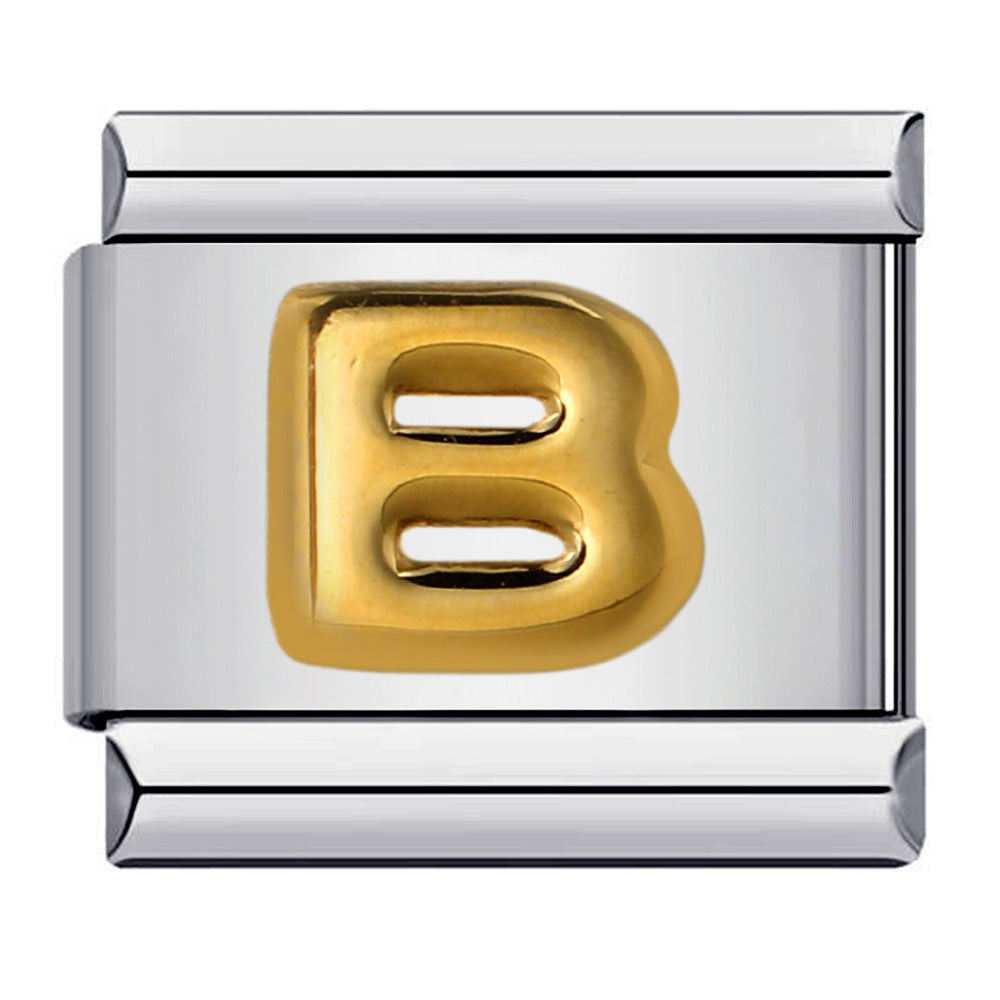 Italian Charm - Letters 1