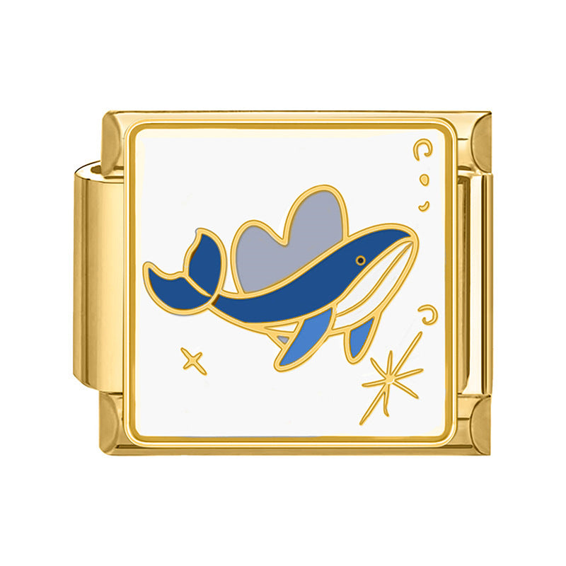 Italian Charm - Heart 18