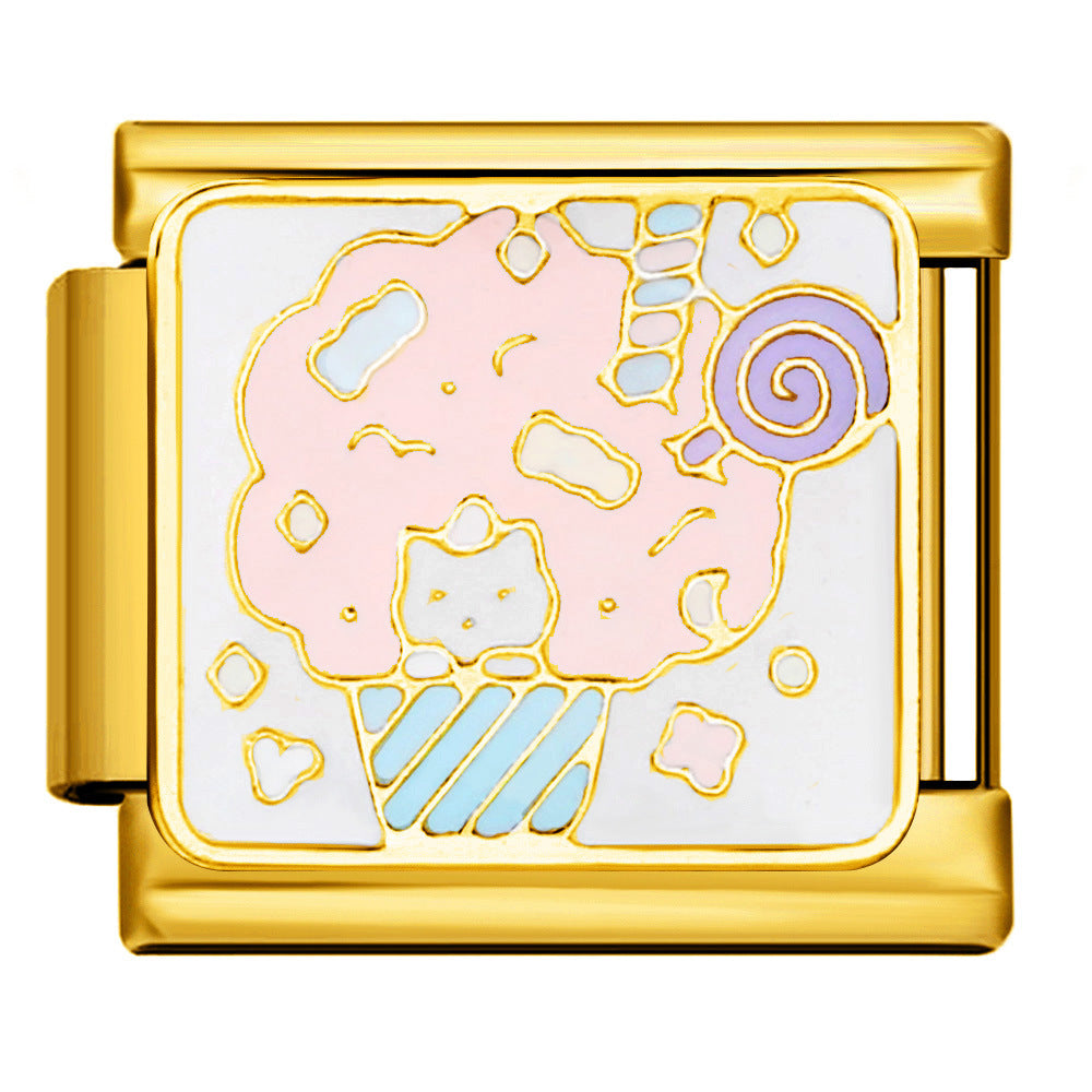 Italian Charm - Gold Love 36