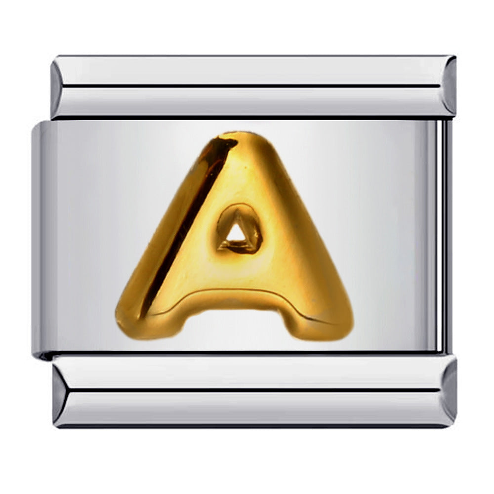 Italian Charm - Letters 4