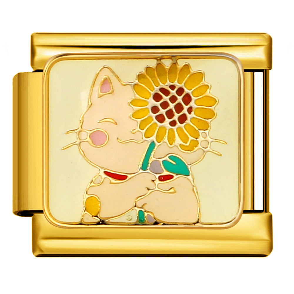 Italian Charm - Gold Love 51