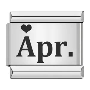 Italian Charm - Silver Month 6