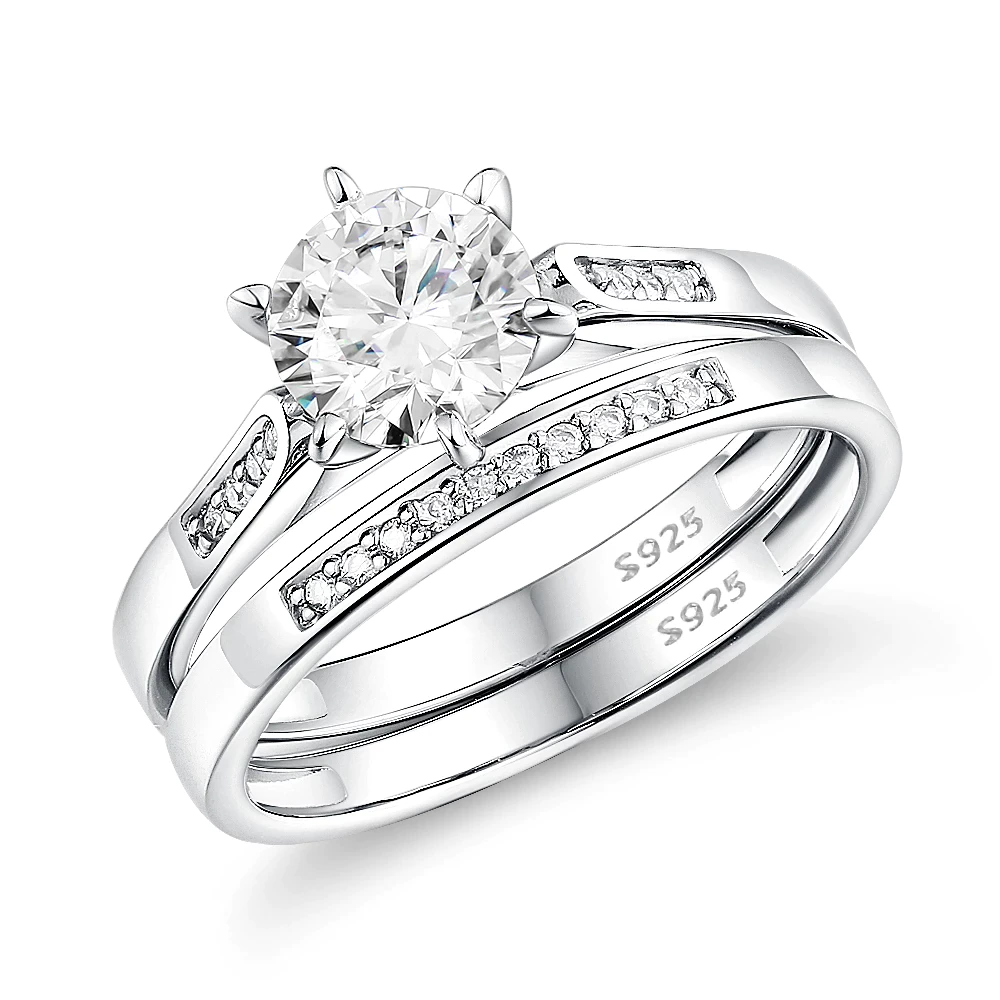 Riley Watson Jewellery Riley Watson® Engagement 925 Silver Ring Set by Riley Watson | Riley Watson Jewellery