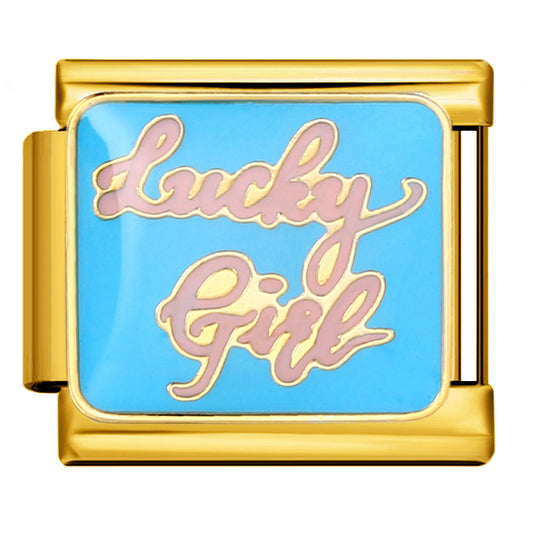 Italian Charm - Gold Love 12