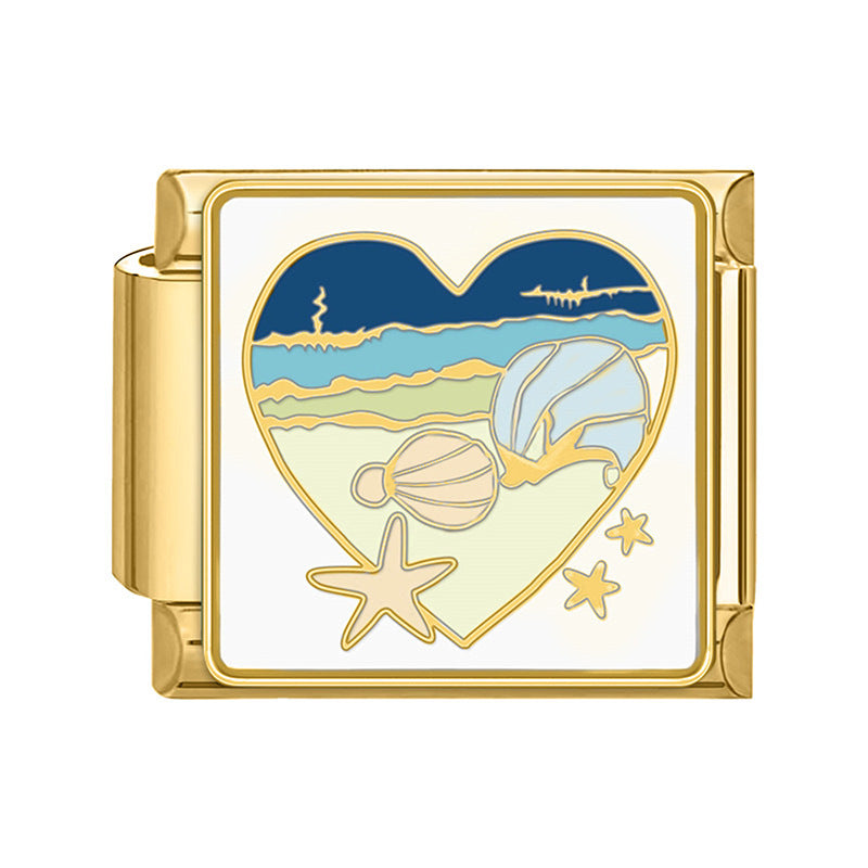 Italian Charm - Heart 17