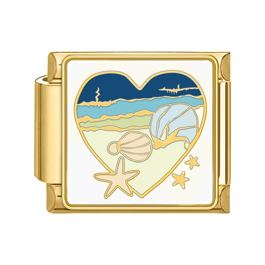 Italian Charm - Heart 17