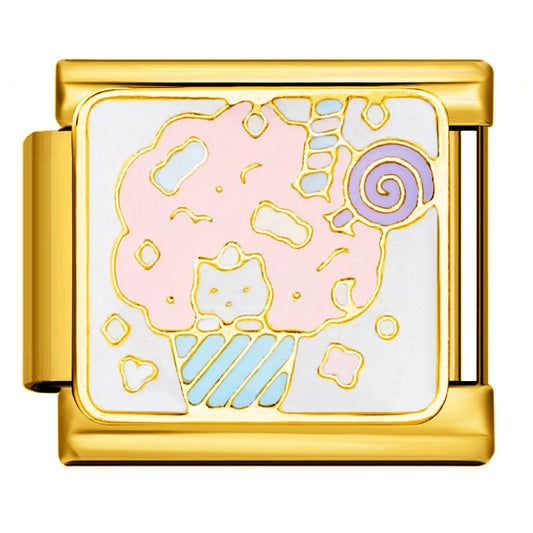 Italian Charm - Gold Love 36