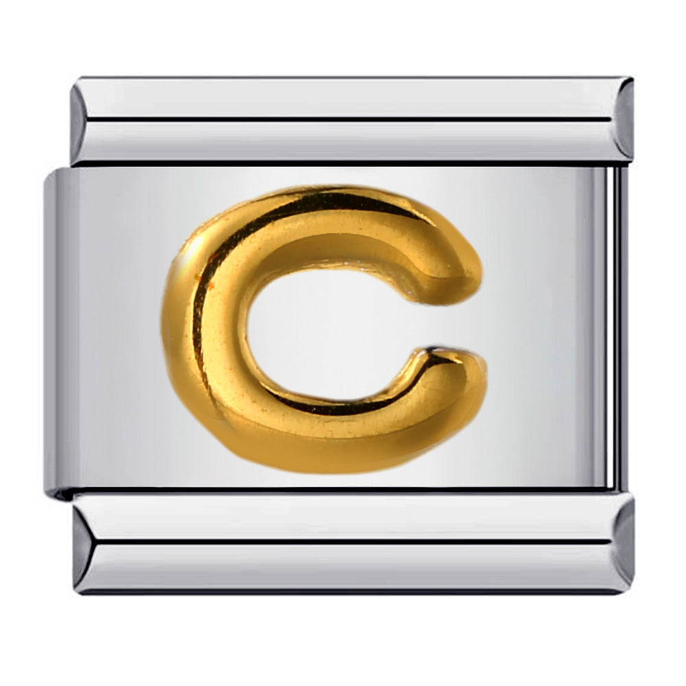 Italian Charm - Letters 3