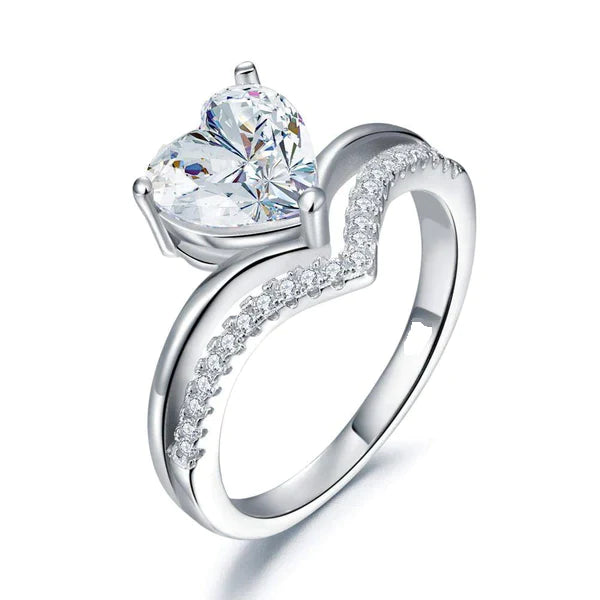 Light Gray Olivia® Infinity Promise Ring