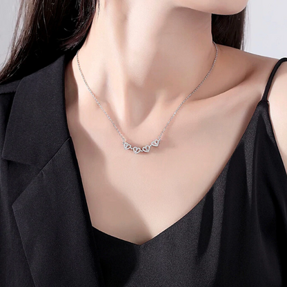 Dark Slate Gray Olivia® Clover Necklace