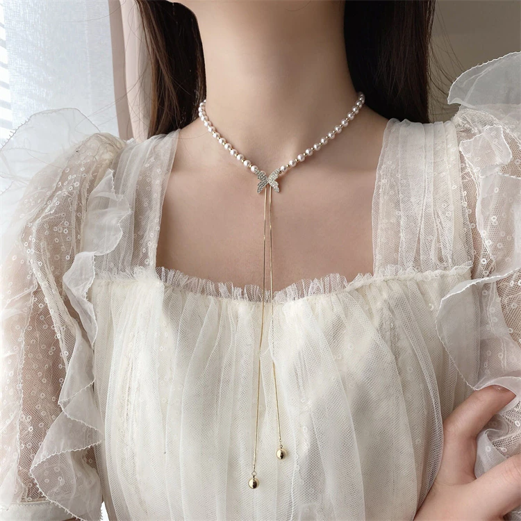 Riley Watson Jewellery Olivia® Pearl Butterfly Adjustable Necklace top page by Riley Watson | Riley Watson Jewellery