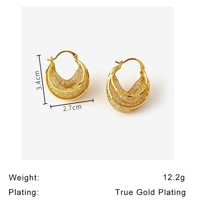 Lustre® Hoop Earrings