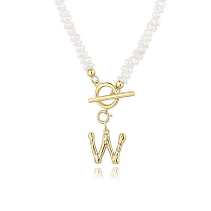 Irene® Pearl Initial Necklace