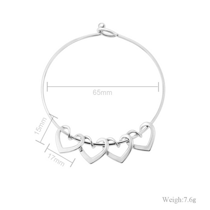 Light Gray Luxe® Name Bracelet