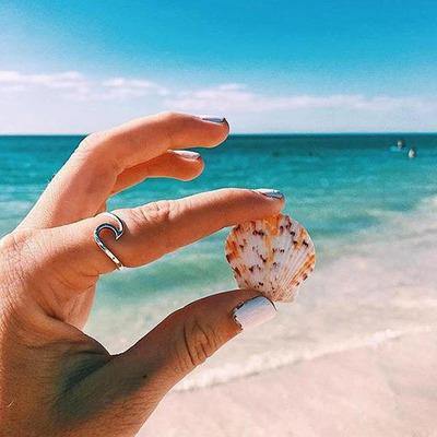 Rosa® Wave Ocean Ring - Gift - Riley Watson