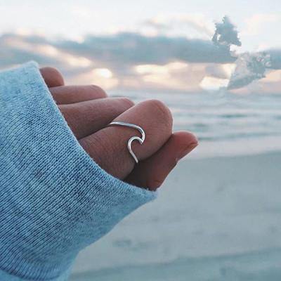 Rosa® Wave Ocean Ring - Gift - Riley Watson