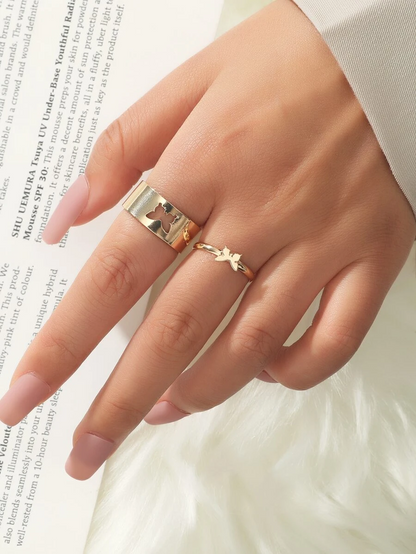 Riley Watson Jewellery Matching Ring Set (adjustable size) [Free Gift with Purchase] by Louise | Riley Watson Jewellery