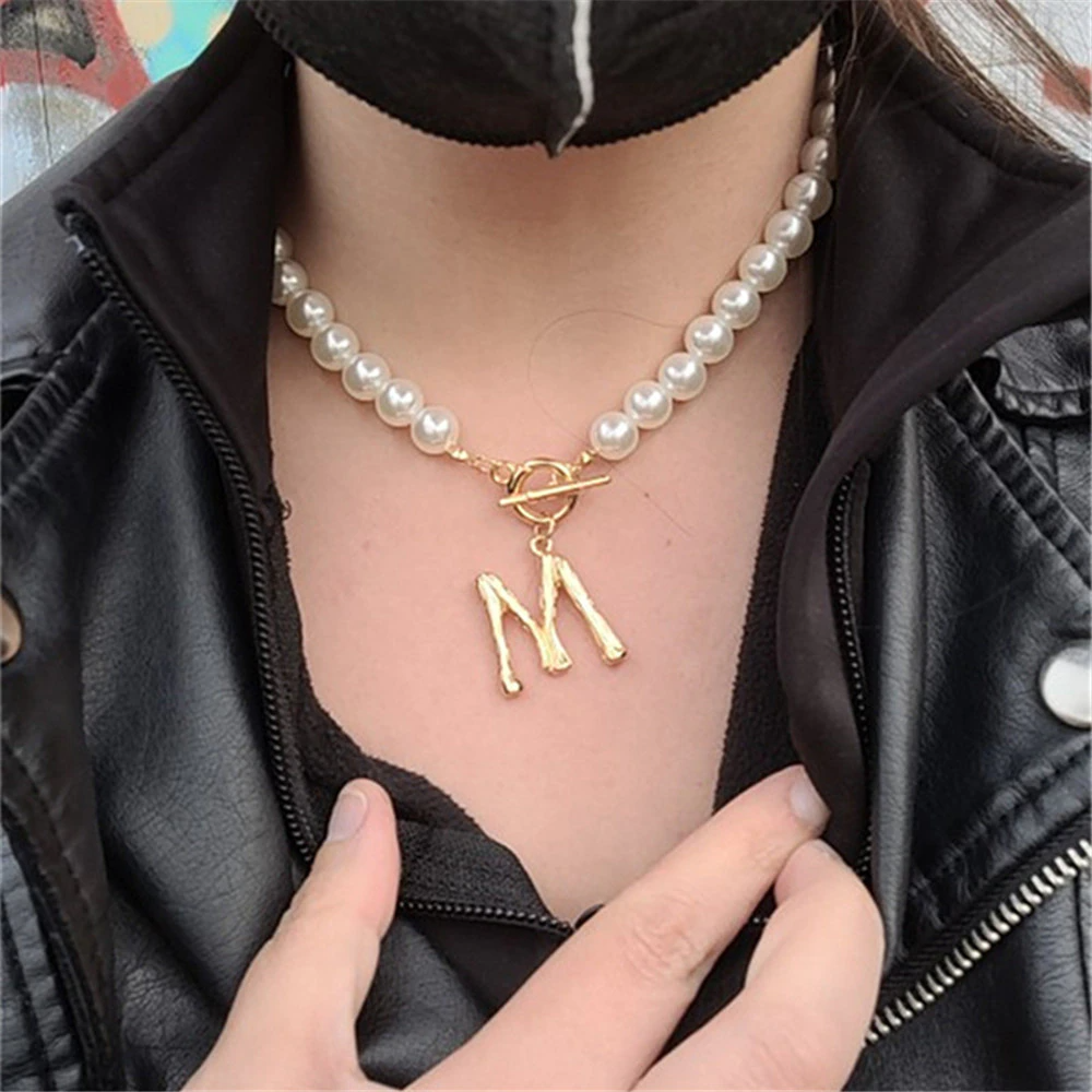 Riley Watson Jewellery Pearl Initial Necklace Gold top page by Riley Watson | Riley Watson Jewellery