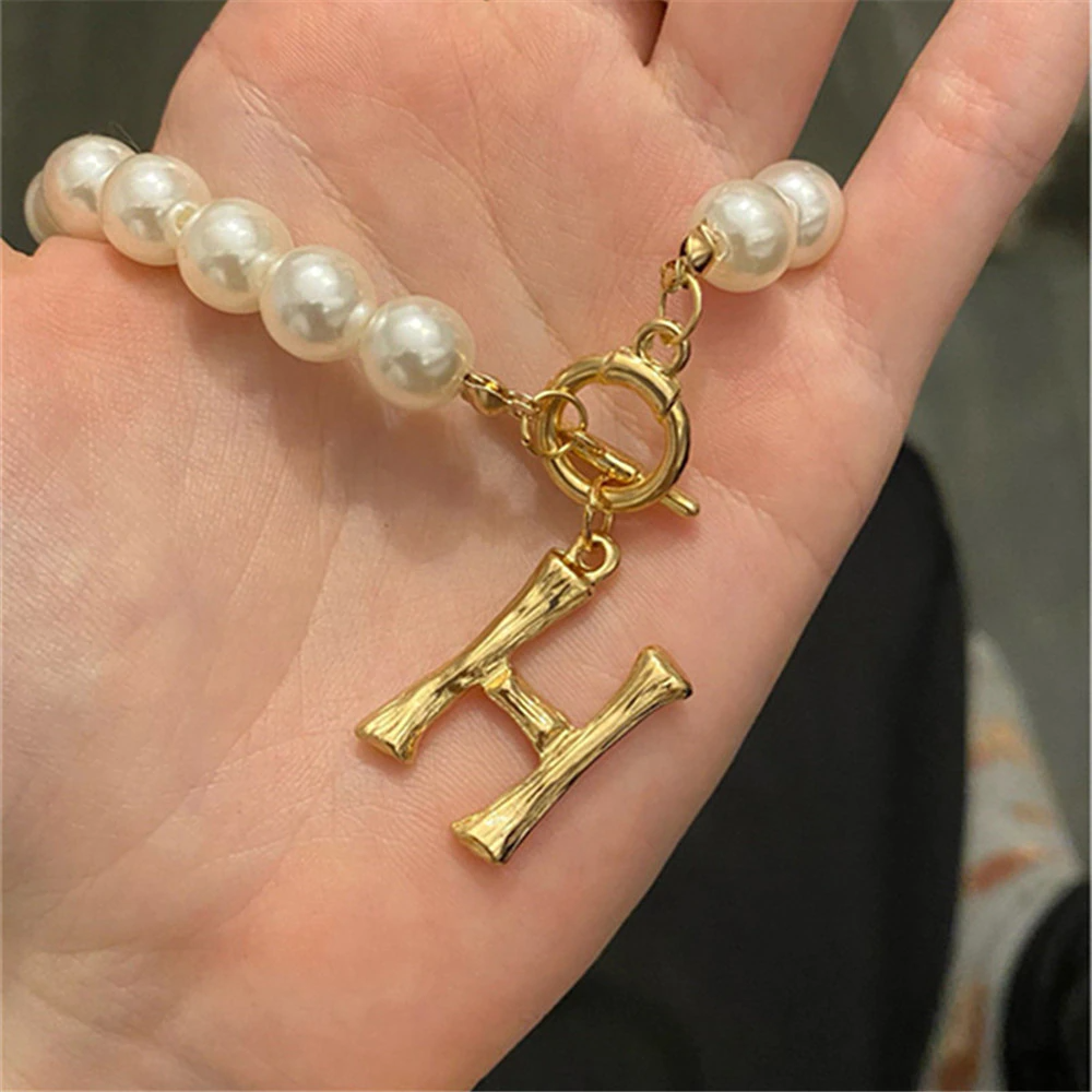 Riley Watson Jewellery Pearl Initial Necklace Gold top page by Riley Watson | Riley Watson Jewellery